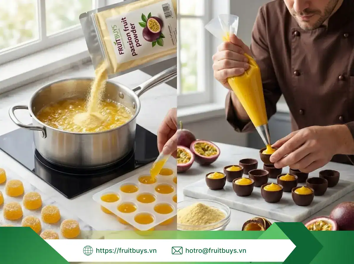 Bột Chanh Dây Sấy Phun FruitBuys: "Vũ Khí Bí Mật" Của Chủ Quán F&B & Những Người Yêu Làm Bánh bột chanh dây sấy phun (18) fruitbuys vietnam