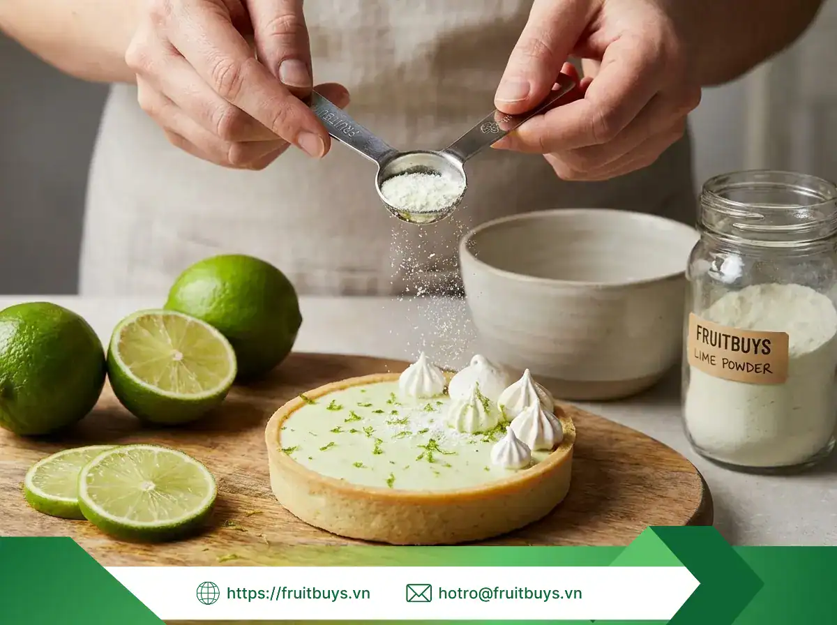 bột chanh sấy phun