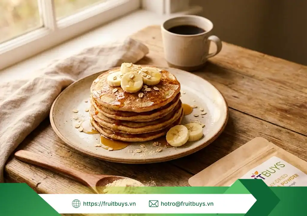 bột chuối sấy phun