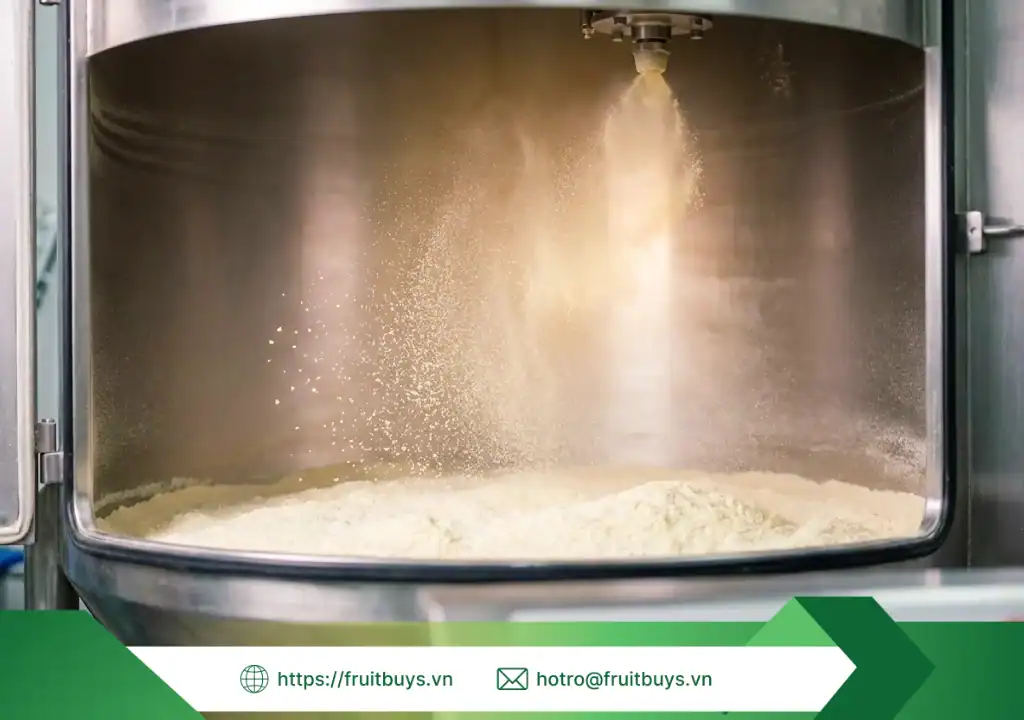 bột chuối sấy phun