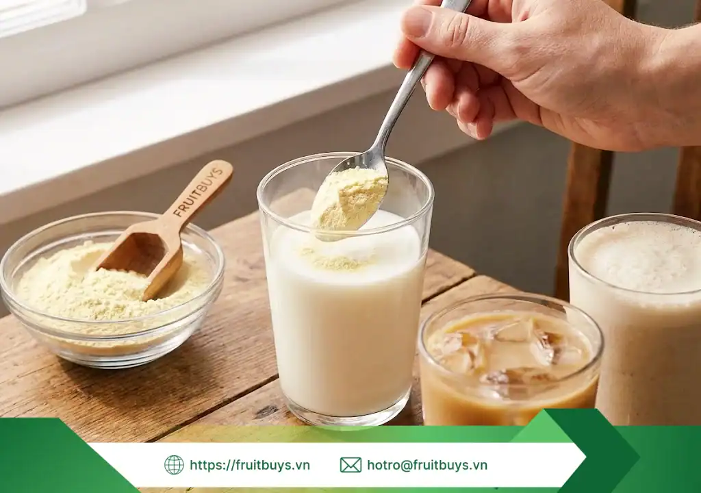 bột chuối sấy phun