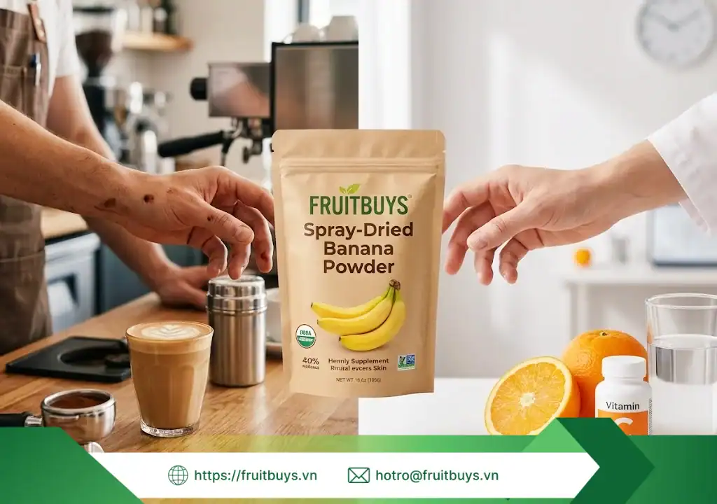 Bột Chuối Sấy Phun: "Chân Ái" Cho Người Này Nhưng Là "Sai Lầm" Với Người Kia - Bạn Thuộc Nhóm Nào? bột chuối sấy phun phù hợp với ai 251230 (1) fruitbuys vietnam