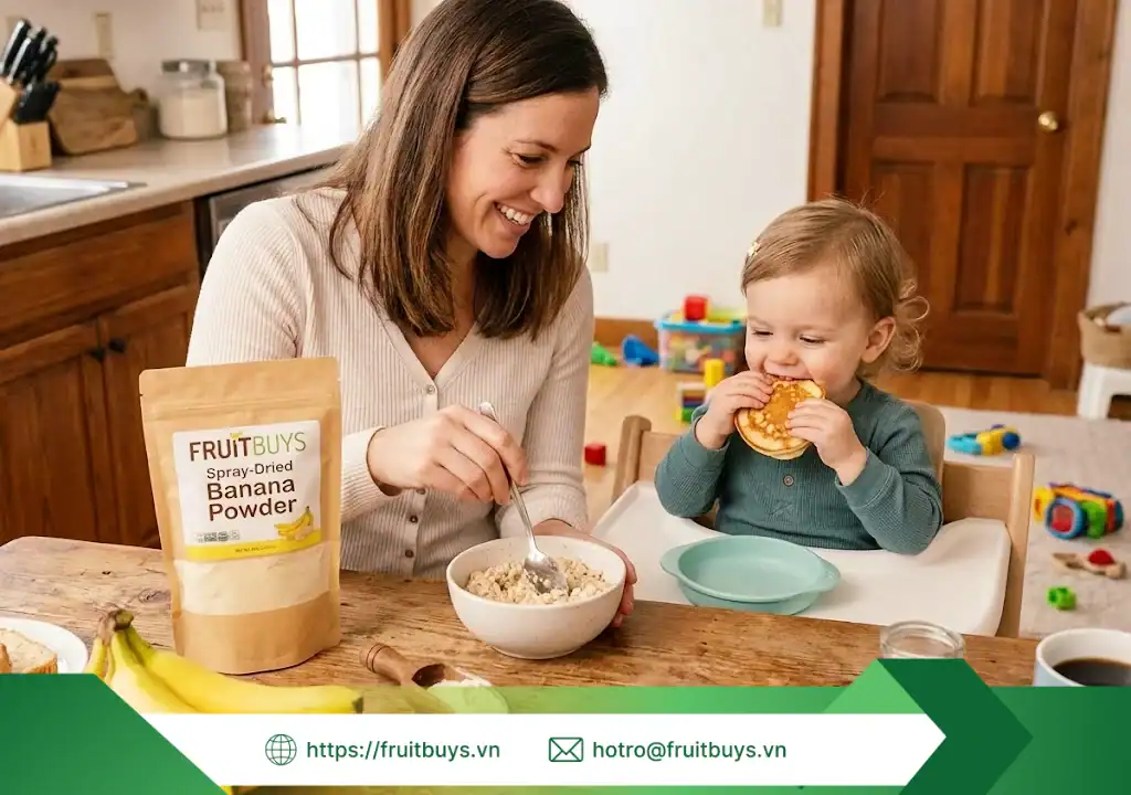Bột Chuối Sấy Phun: "Chân Ái" Cho Người Này Nhưng Là "Sai Lầm" Với Người Kia - Bạn Thuộc Nhóm Nào? bột chuối sấy phun phù hợp với ai 251230 (5) fruitbuys vietnam