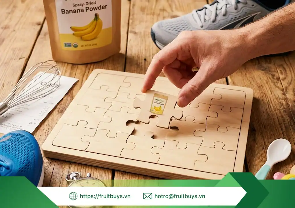 Bột Chuối Sấy Phun: "Chân Ái" Cho Người Này Nhưng Là "Sai Lầm" Với Người Kia - Bạn Thuộc Nhóm Nào? bột chuối sấy phun phù hợp với ai 251230 (7) fruitbuys vietnam