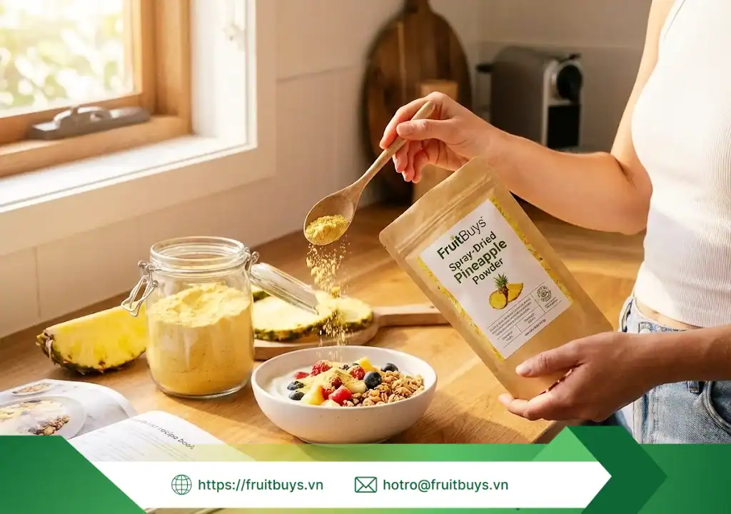 bột dứa sấy phun