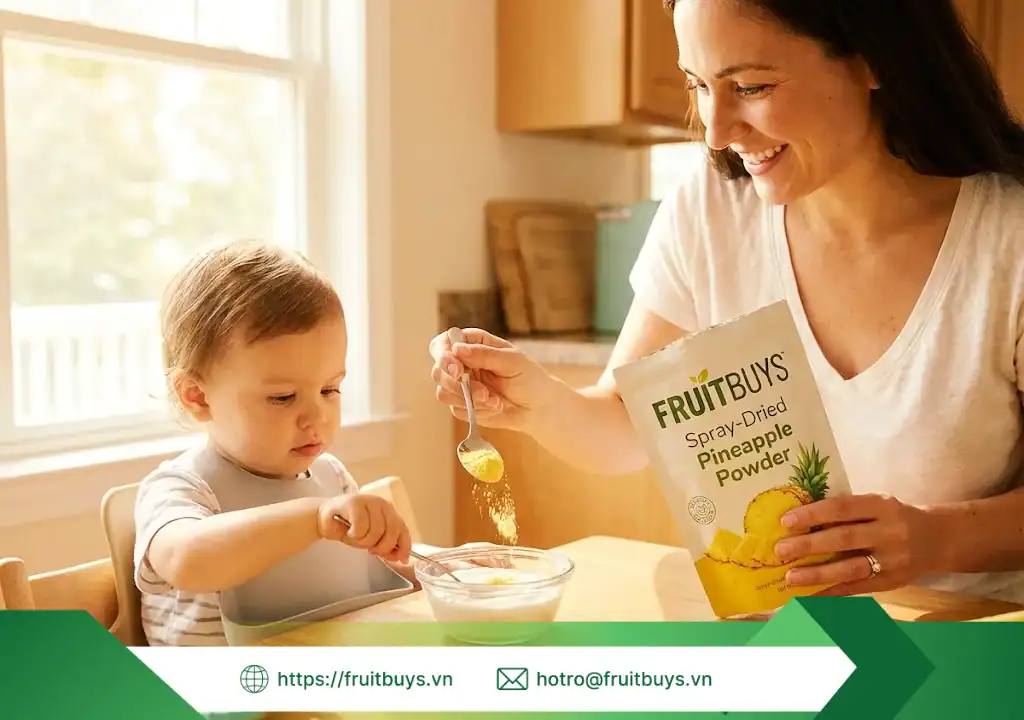 bột dứa sấy phun