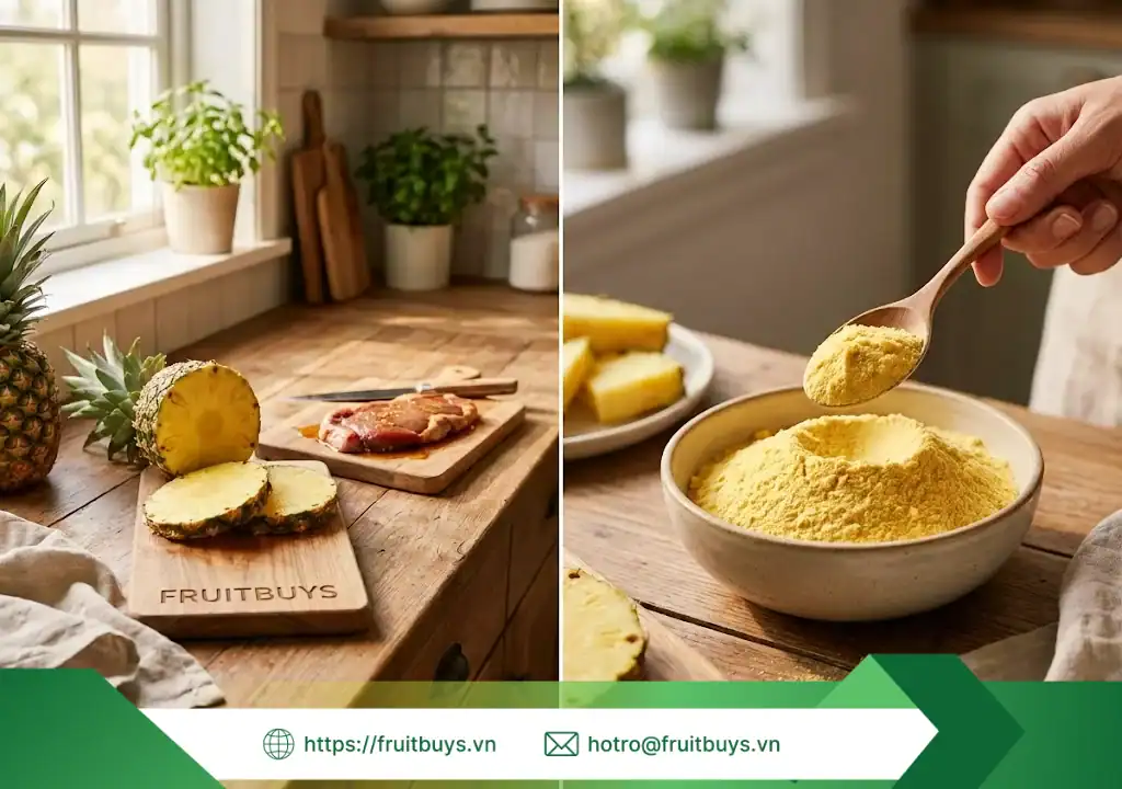 bột dứa sấy phun