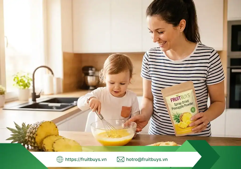 bột dứa sấy phun
