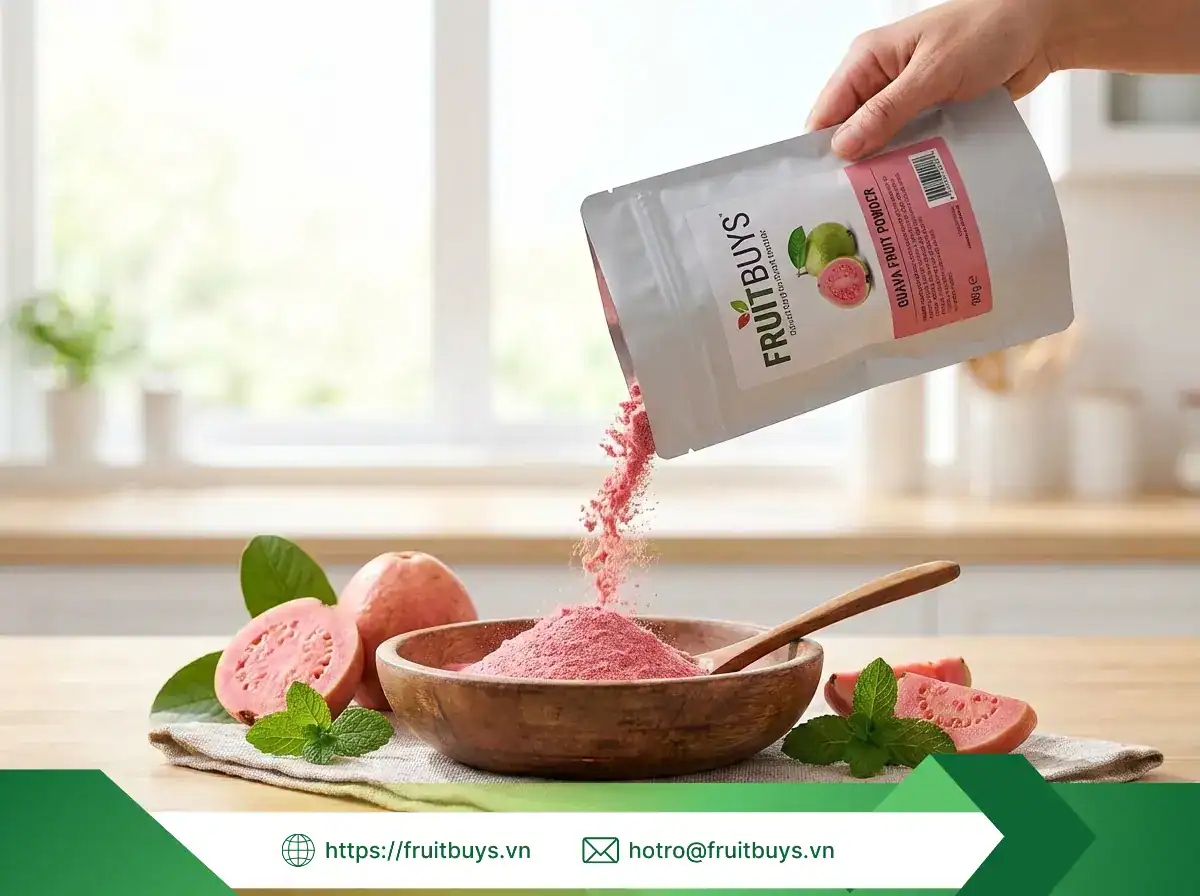 bột Ổi hồng sấy phun fruitbuys vietnam (13)