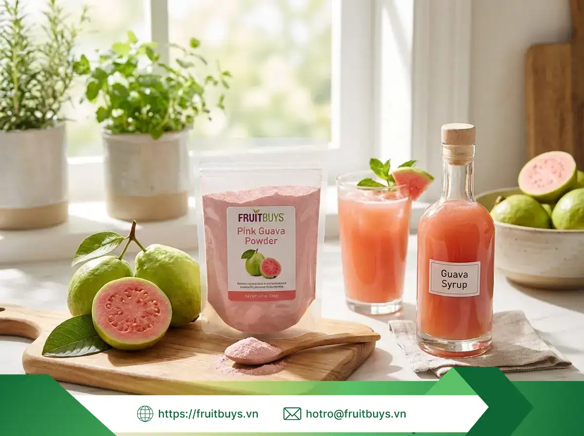 bột Ổi hồng sấy phun fruitbuys vietnam (45)