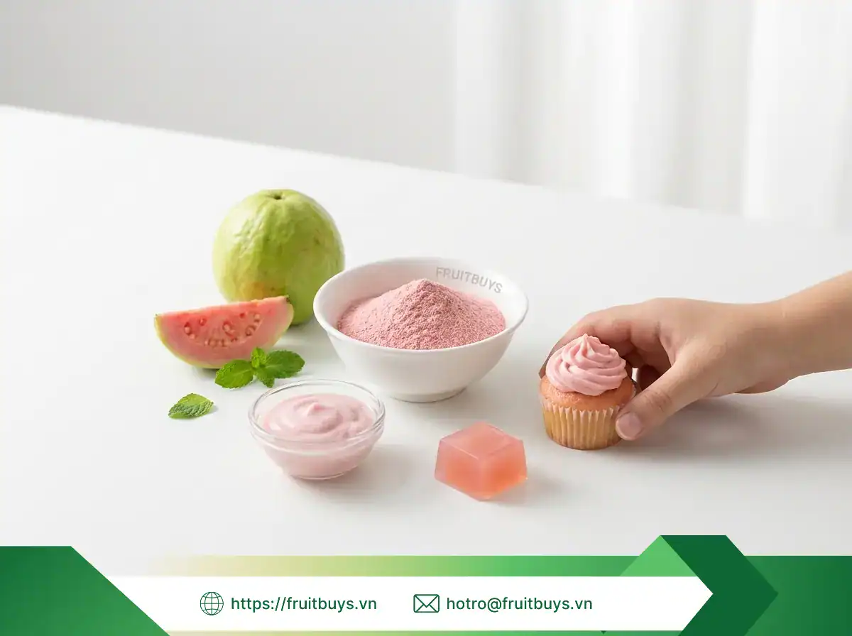 Khám Phá Bên Trong Nhà Máy: Quy Trình Biến Trái Ổi Hồng Tiền Giang Thành Bột Mịn "Chuẩn Âu" bột Ổi hồng sấy phun fruitbuys vietnam (58)