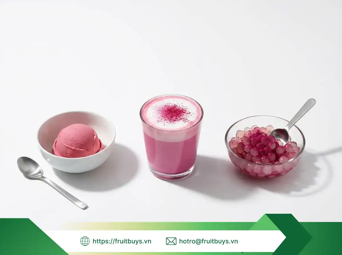 bột thanh long sấy phun