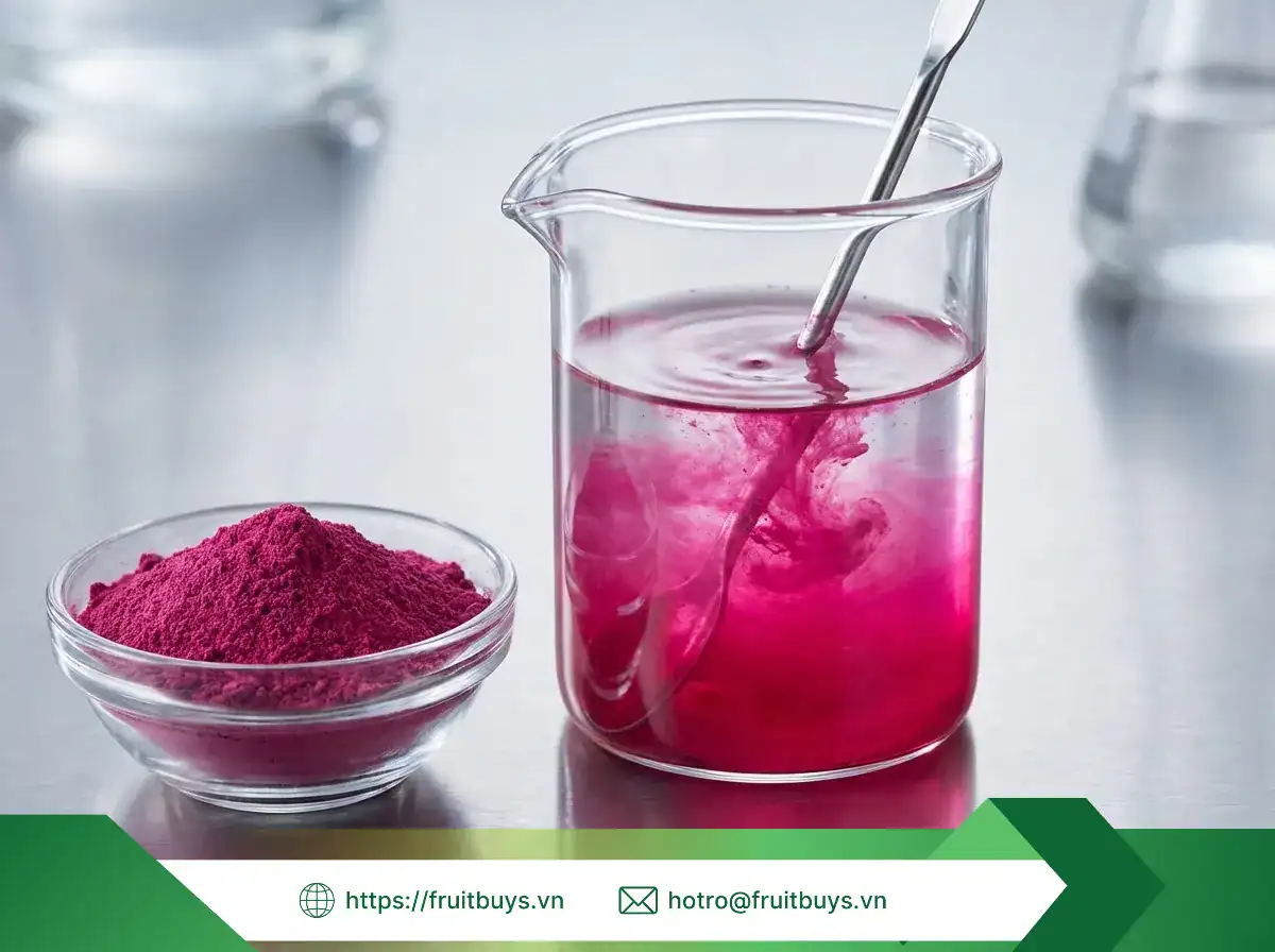 bột thanh long sấy phun