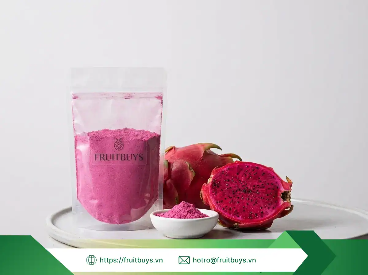 bột thanh long sấy phun