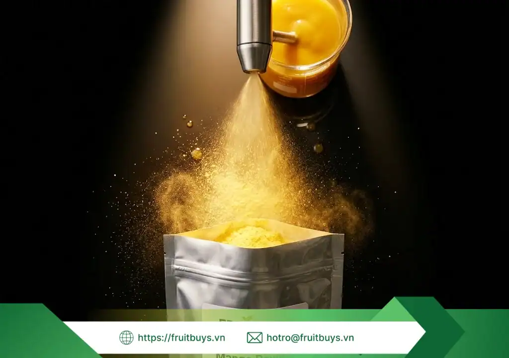 Bột Xoài Sấy Phun bột xoài sấy phun