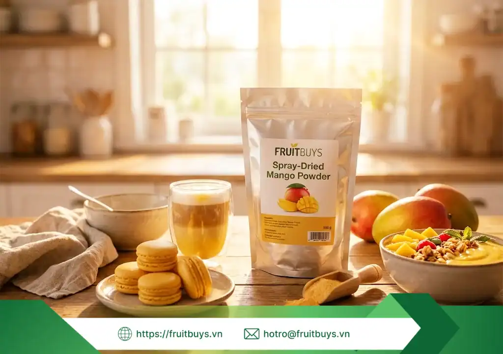 Bột Xoài Sấy Phun bột xoài sấy phun
