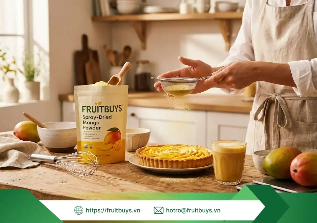 Bột Xoài Sấy Phun bột xoài sấy phun