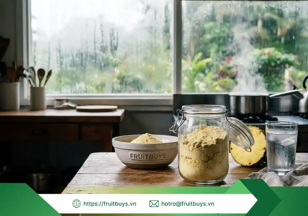 hướng dẫn sử dụng bảo quản bột dứa sấy phun 251226 (2) fruitbuys vietnam