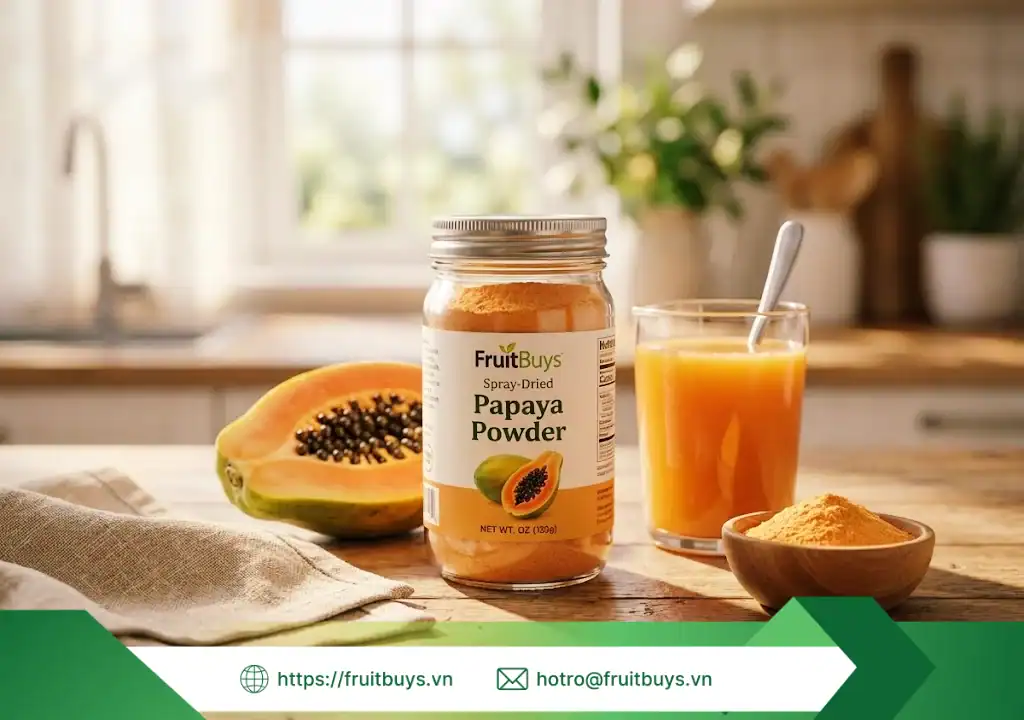 lợi Ích bột Đu Đủ sấy phun 251228 (1) fruitbuys vietnam