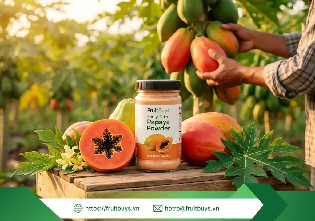 lợi Ích bột Đu Đủ sấy phun 251228 (5) fruitbuys vietnam