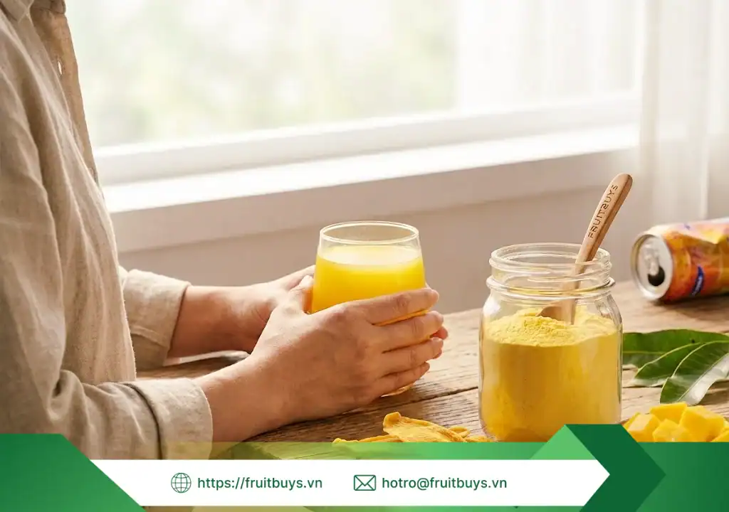"Giải Phẫu" Bột Xoài Sấy Phun: 3 Hoạt Chất Vàng Làm Nên Sự Kỳ Diệu Cho Sức Khỏe lợi ích bột xoài sấy phun 251226 (10) fruitbuys vietnam