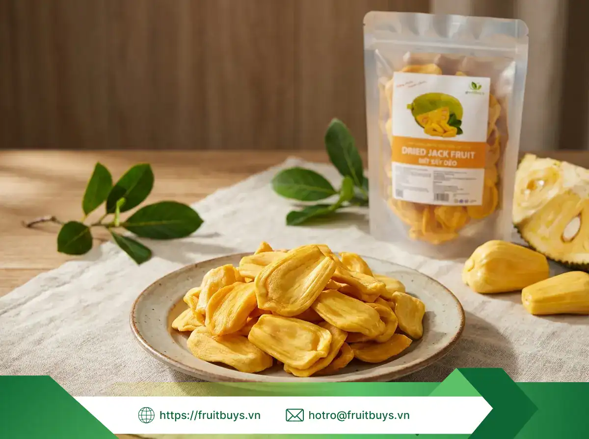 Mít Sấy Dẻo Không Thêm Đường (Sấy Mộc) (47) FRUITBUYS VIETNAM