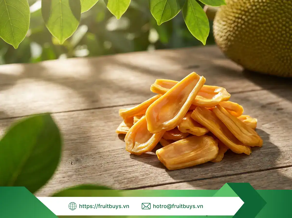 Quy Trình Sản Xuất Mít Sấy Dẻo Không Thêm Đường (Sấy Mộc) – Bí Mật Đằng Sau Vị Ngọt Tự Nhiên Mít Sấy Dẻo Không Thêm Đường (Sấy Mộc) (5) FRUITBUYS VIETNAM