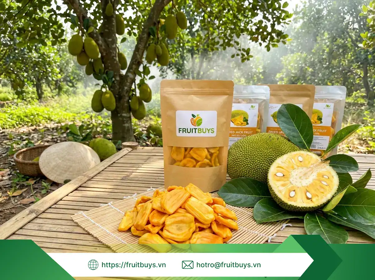 Mít Sấy Dẻo Không Thêm Đường (Sấy Mộc) (53) FRUITBUYS VIETNAM