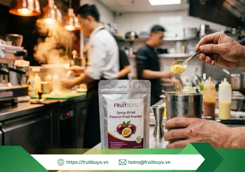 Từ Đất Đỏ Bazan Đến Thế Giới: Câu Chuyện Về Nguồn Gốc Bột Chanh Dây Việt Nam nguồn gốc bột chanh dây sấy phun 251229 (5) fruitbuys vietnam