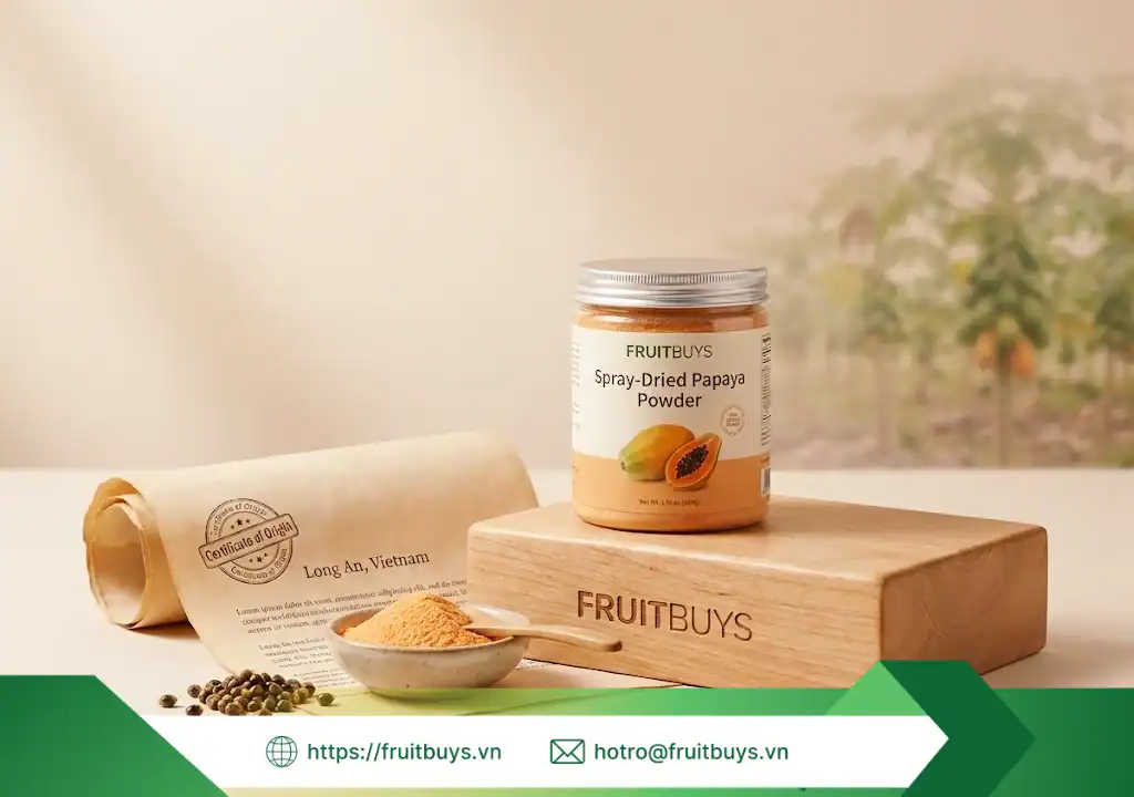 nguồn gốc bột đu đủ sấy phun 251228 (3) fruitbuys vietnam