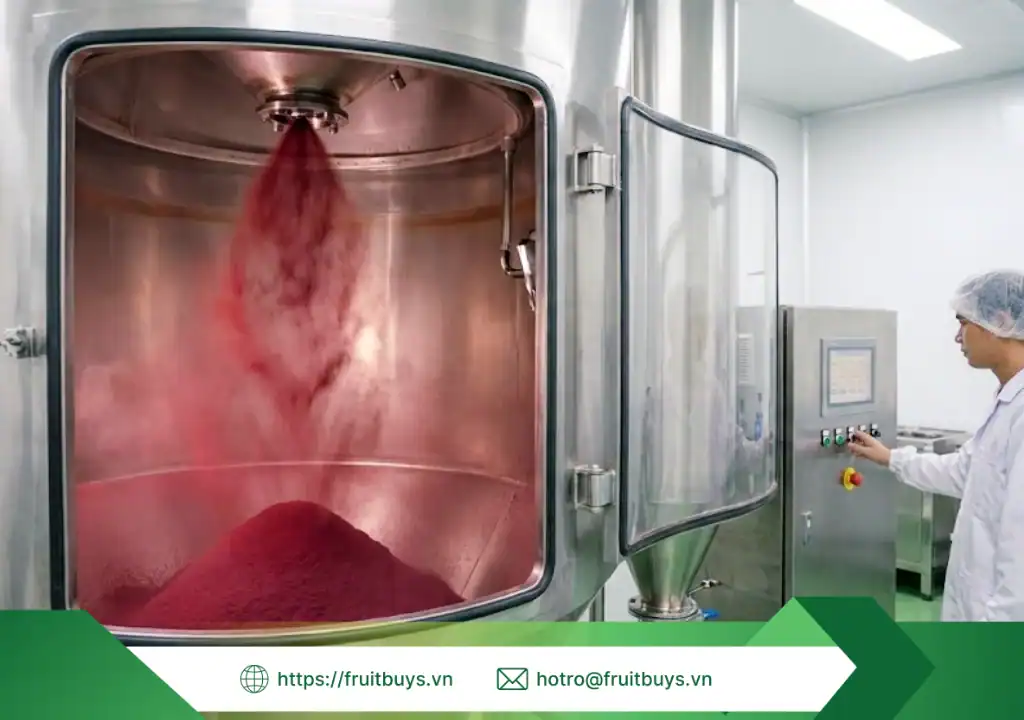 Bột Nho Đỏ FruitBuys: Vị Ngọt Của Nắng Gió, Màu Đỏ Của Đam Mê nguồn gốc bột nho đỏ 251230 (5) fruitbuys vietnam