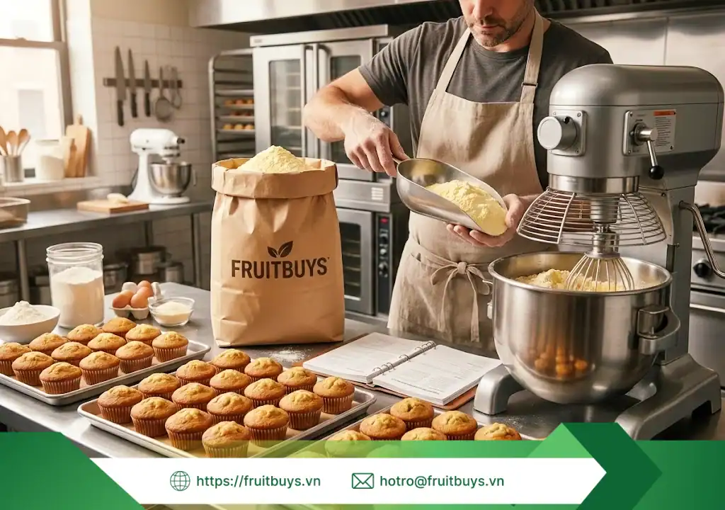 Quy Trình Sản Xuất Bột Chuối Sấy Phun: Giải Mã "Hộp Đen" Công Nghệ & Sự Thật Về Độ Tan quy trình sản xuất bột chuối sấy phun 251230 (5) fruitbuys vietnam