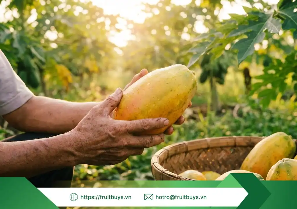 Khám Phá Bên Trong Nhà Máy Sấy Phun FruitBuys: Hành Trình 5 Giây Biến Đu Đủ Thành "Tinh Thể" Màu Cam quy trình sản xuất bột Đu Đủ sấy phun 251228 (3) fruitbuys vietnam