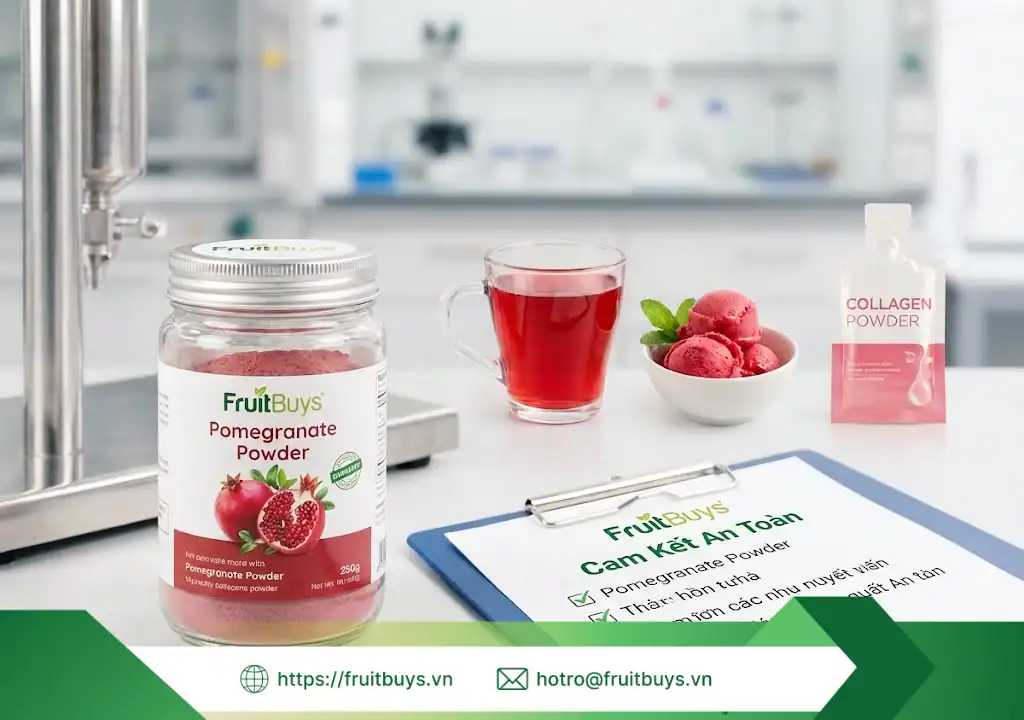 quy trình sản xuất bột lựu sấy phun 251229 (10) fruitbuys vietnam