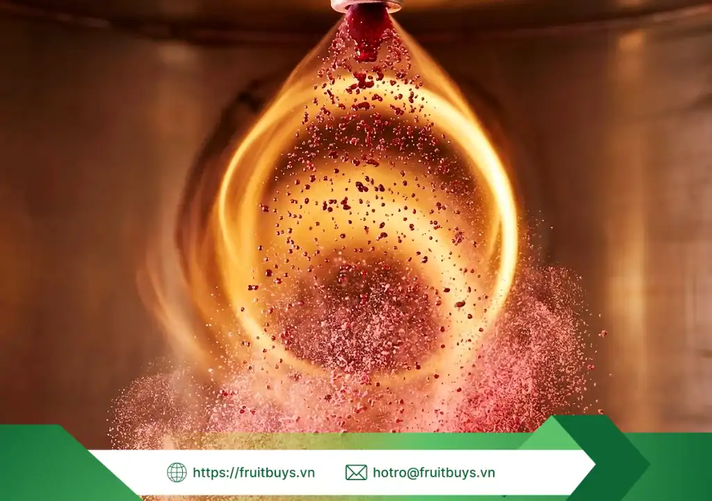 quy trình sản xuất bột nho Đỏ sấy phun 251230 (3) fruitbuys vietnam