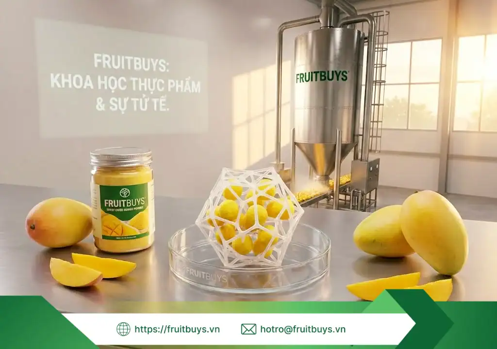 quy trình sản xuất bột xoài sấy phun 251226 (8) fruitbuys vietnam