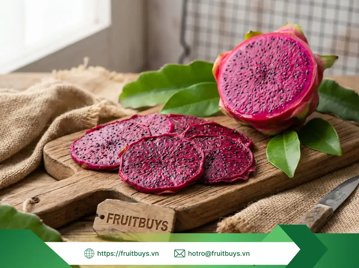 Thanh Long Sấy Dẻo Không Đường (Sấy Mộc) (112) FRUITBUYS VIETNAM