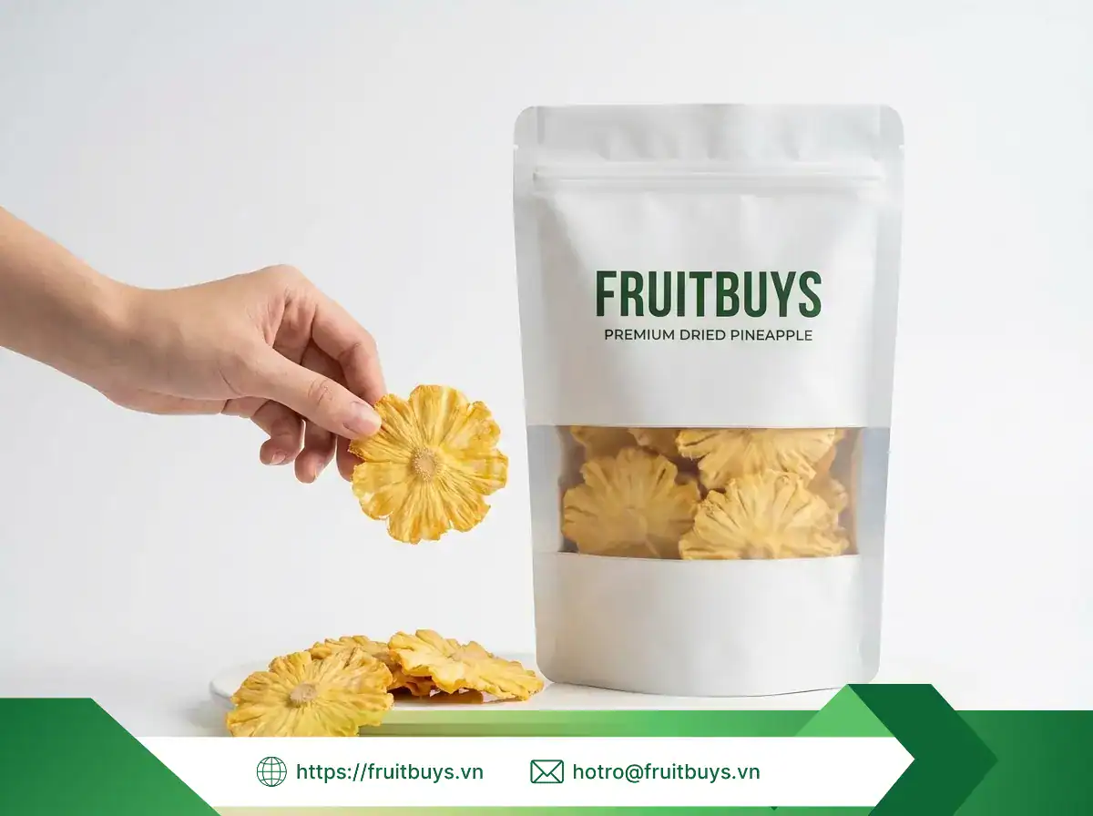 thơm sấy dẻo không Đường (95) fruitbuys vietnam