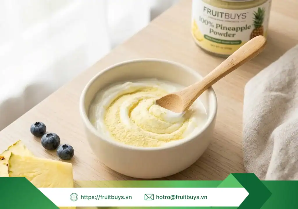 Bột Dứa Sấy Thăng Hoa Phù Hợp Với Ai? – Check Ngay Để Không Bỏ Lỡ "Vũ Khí" Sức Khỏe bột dứa sấy thăng hoa phù hợp với ai 260108 (4) fruitbuys vietnam