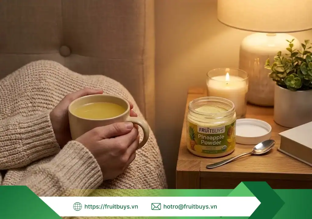 Bột Dứa Sấy Thăng Hoa Phù Hợp Với Ai? – Check Ngay Để Không Bỏ Lỡ "Vũ Khí" Sức Khỏe bột dứa sấy thăng hoa phù hợp với ai 260108 (6) fruitbuys vietnam