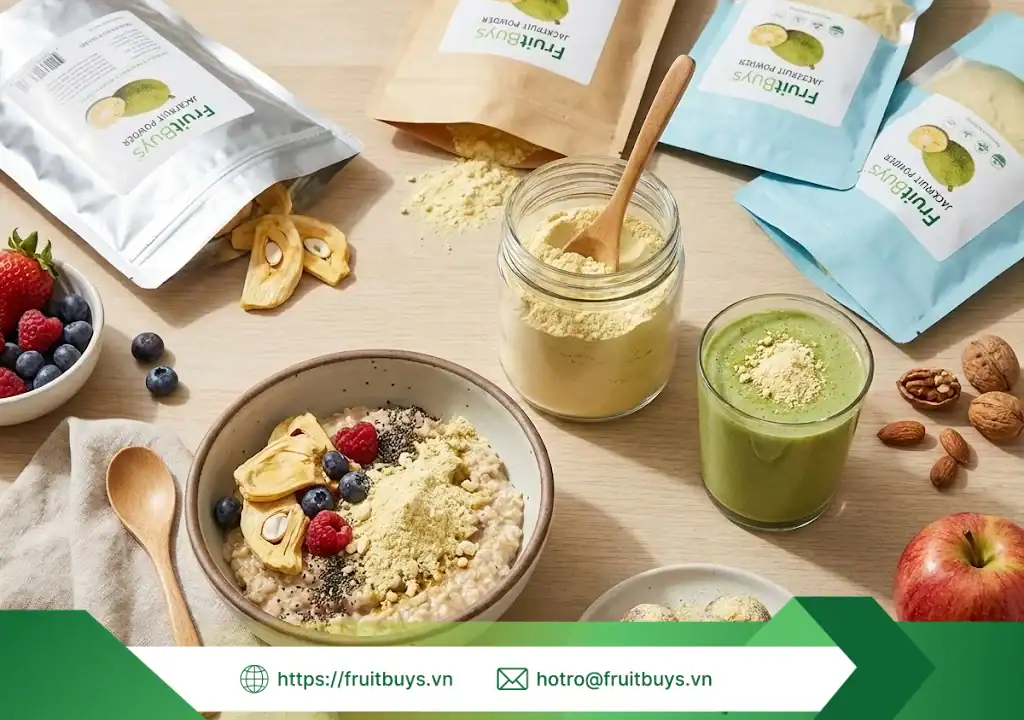 Biến Gian Bếp Thành Quầy Bar Nhiệt Đới Với Bột Mít Sấy Thăng Hoa & Bí Quyết "Giữ Mãi Tuổi Thanh Xuân" Cho Bột bột mít sấy thăng hoa dành cho ai 260113 (4) fruitbuys vietnam