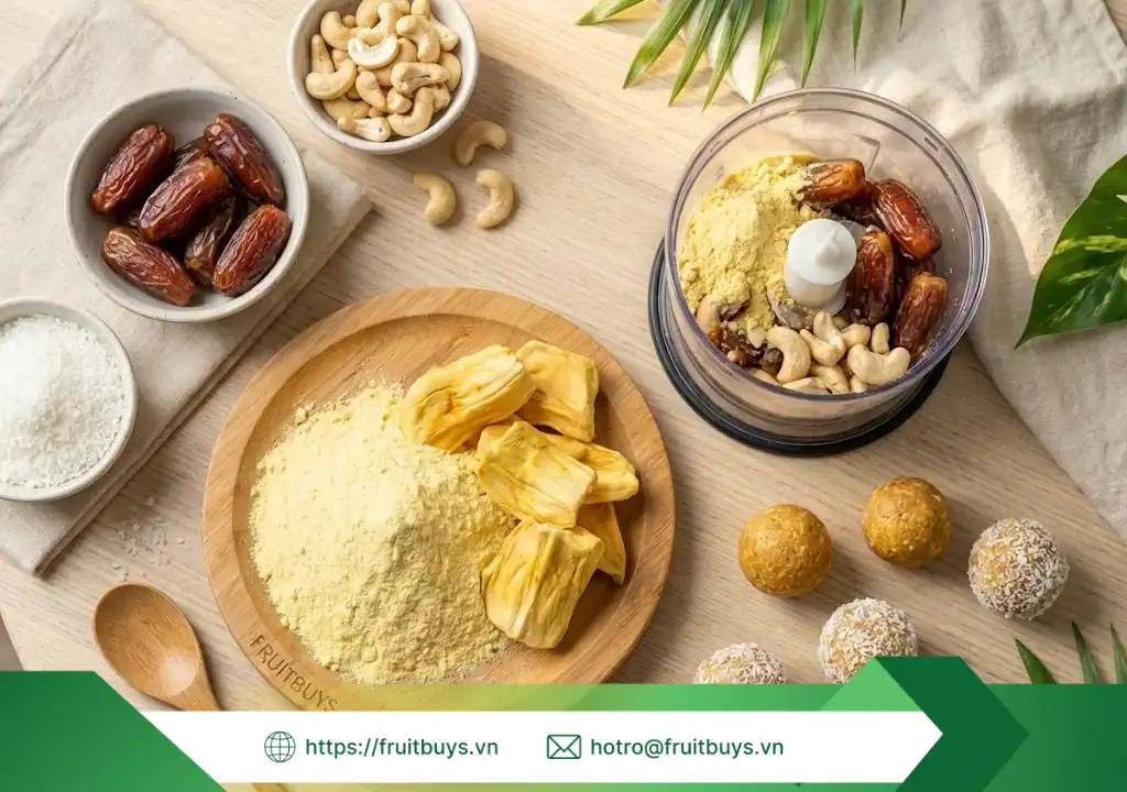 Biến Gian Bếp Thành Quầy Bar Nhiệt Đới Với Bột Mít Sấy Thăng Hoa & Bí Quyết "Giữ Mãi Tuổi Thanh Xuân" Cho Bột hướng dẫn sử dụng bảo quản bột mít sấy thăng hoa 260113 (3) fruitbuys vietnam