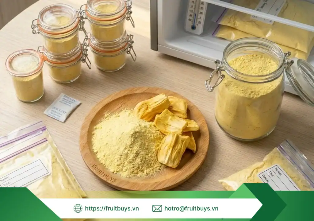 Biến Gian Bếp Thành Quầy Bar Nhiệt Đới Với Bột Mít Sấy Thăng Hoa & Bí Quyết "Giữ Mãi Tuổi Thanh Xuân" Cho Bột hướng dẫn sử dụng bảo quản bột mít sấy thăng hoa 260113 (5) fruitbuys vietnam