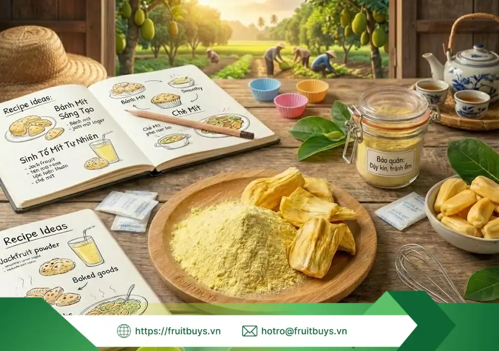 hướng dẫn sử dụng bảo quản bột mít sấy thăng hoa 260113 (6) fruitbuys vietnam