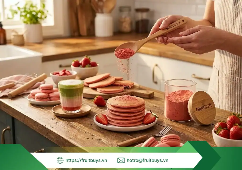 hướng dẫn sử dụng bảo quan bột dâu tây sấy thăng hoa 260109 (7) fruitbuys vietnam