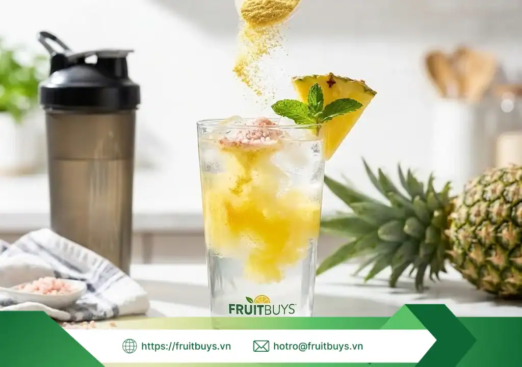 hướng dẫn sử dụng bảo quản bột dứa sấy thăng hoa 260108 (4) fruitbuys vietnam