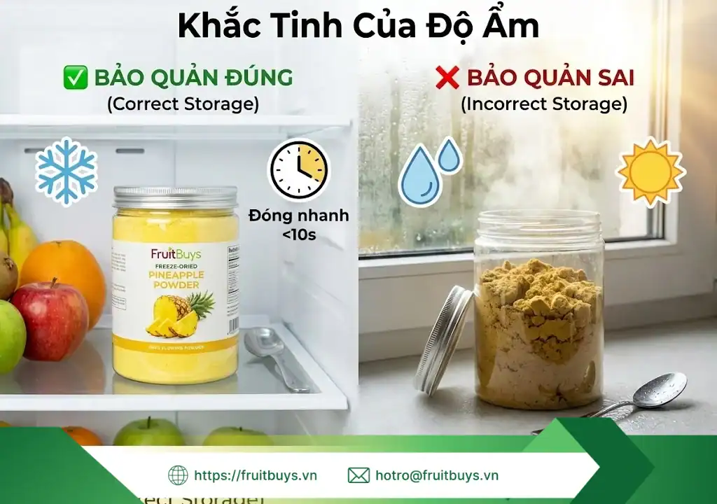 hướng dẫn sử dụng bảo quản bột dứa sấy thăng hoa 260108 (6) fruitbuys vietnam