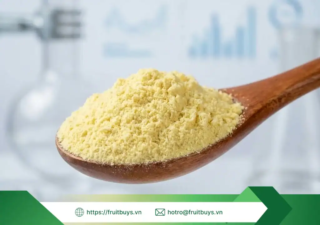 Tác Dụng Của Bột Dứa Sấy Thăng Hoa – Không Chỉ Là Vitamin C, Đó Là "Nhà Máy Sinh Học" Tí Hon lợi ích bột dứa sấy thăng hoa 260108 (2) fruitbuys vietnam