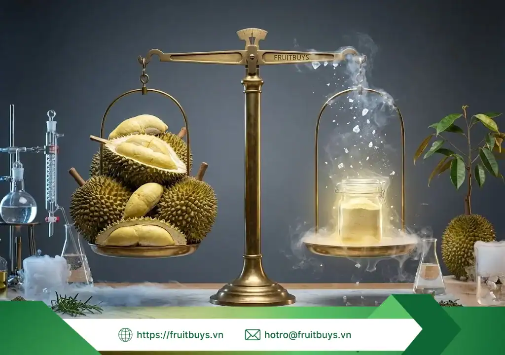 lợi ích bột sầu riêng sấy thăng hoa 260111 fruitbuys vietnam