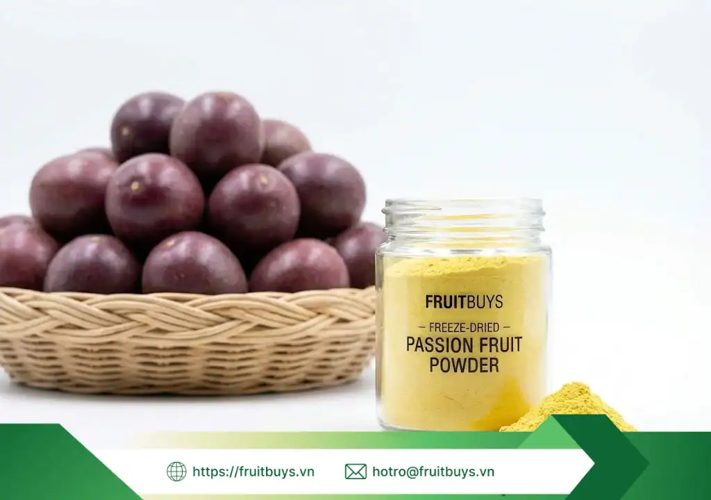 5 Công Thức "Thần Thánh" Từ Bột Chanh Dây Sấy Thăng Hoa & Bí Kíp Giữ Bột Luôn Tươi Mới nguồn gốc bột chanh dây sấy thăng hoa 260108 (3) fruitbuys vietnam